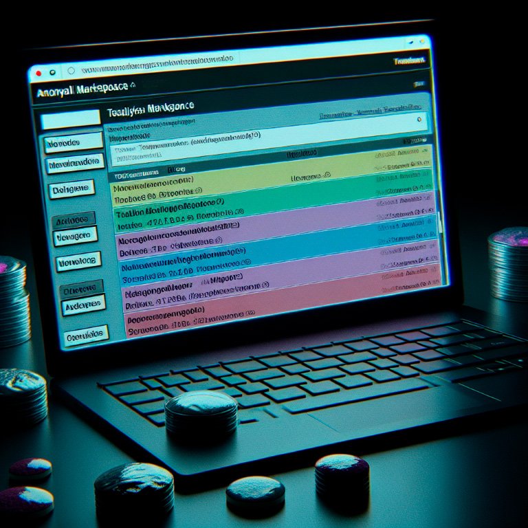 Huge drug selection on the darknet dark websites